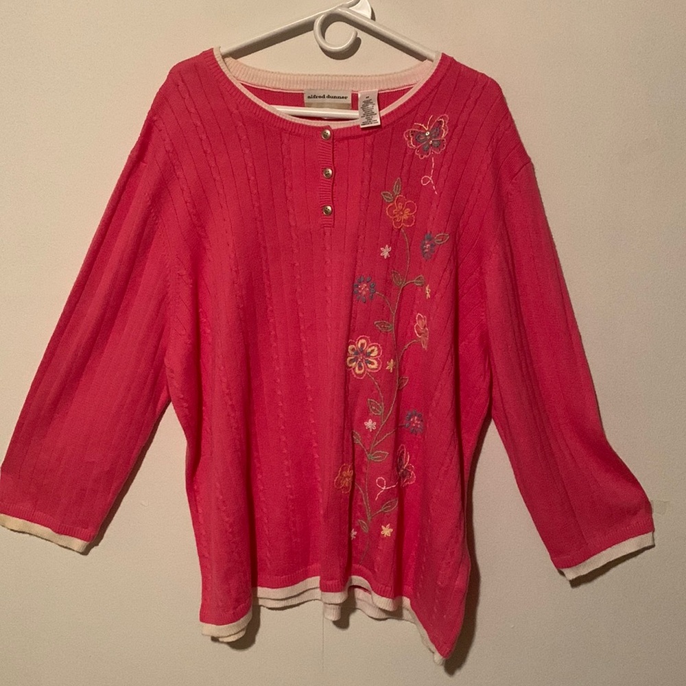 Alfred Dunner Women’s Long Sleeve Sweater